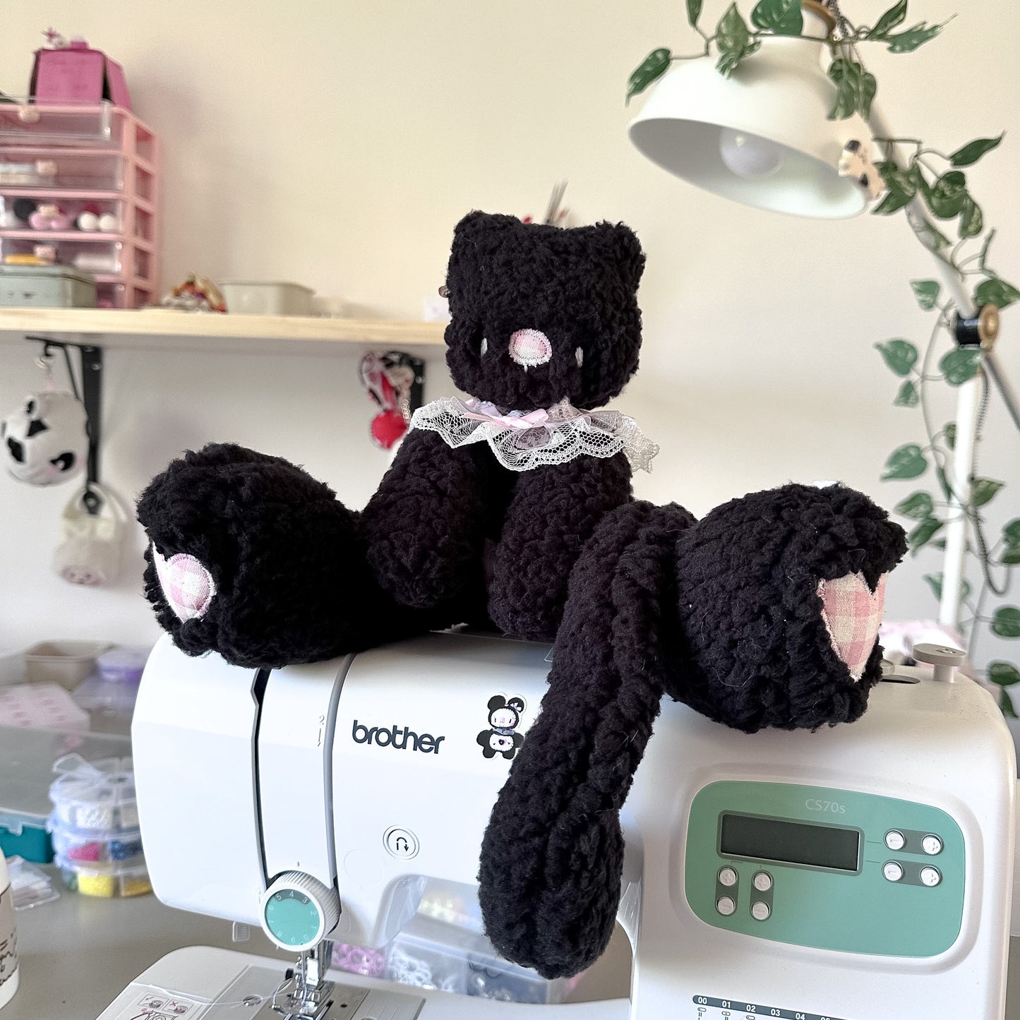 Black Kitty Plushie