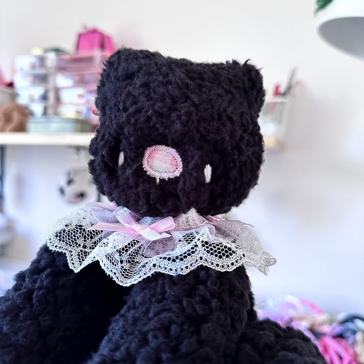 Black Kitty Plushie