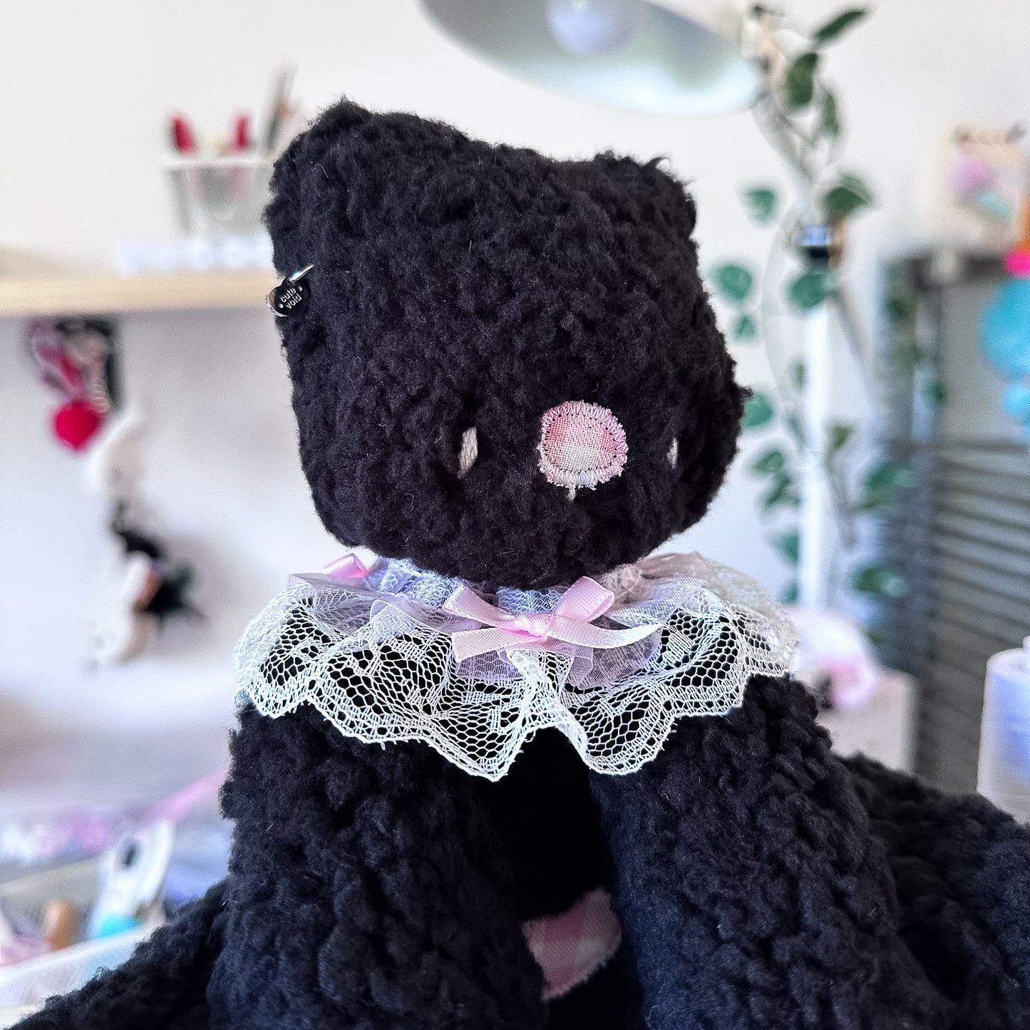 Black Kitty Plushie