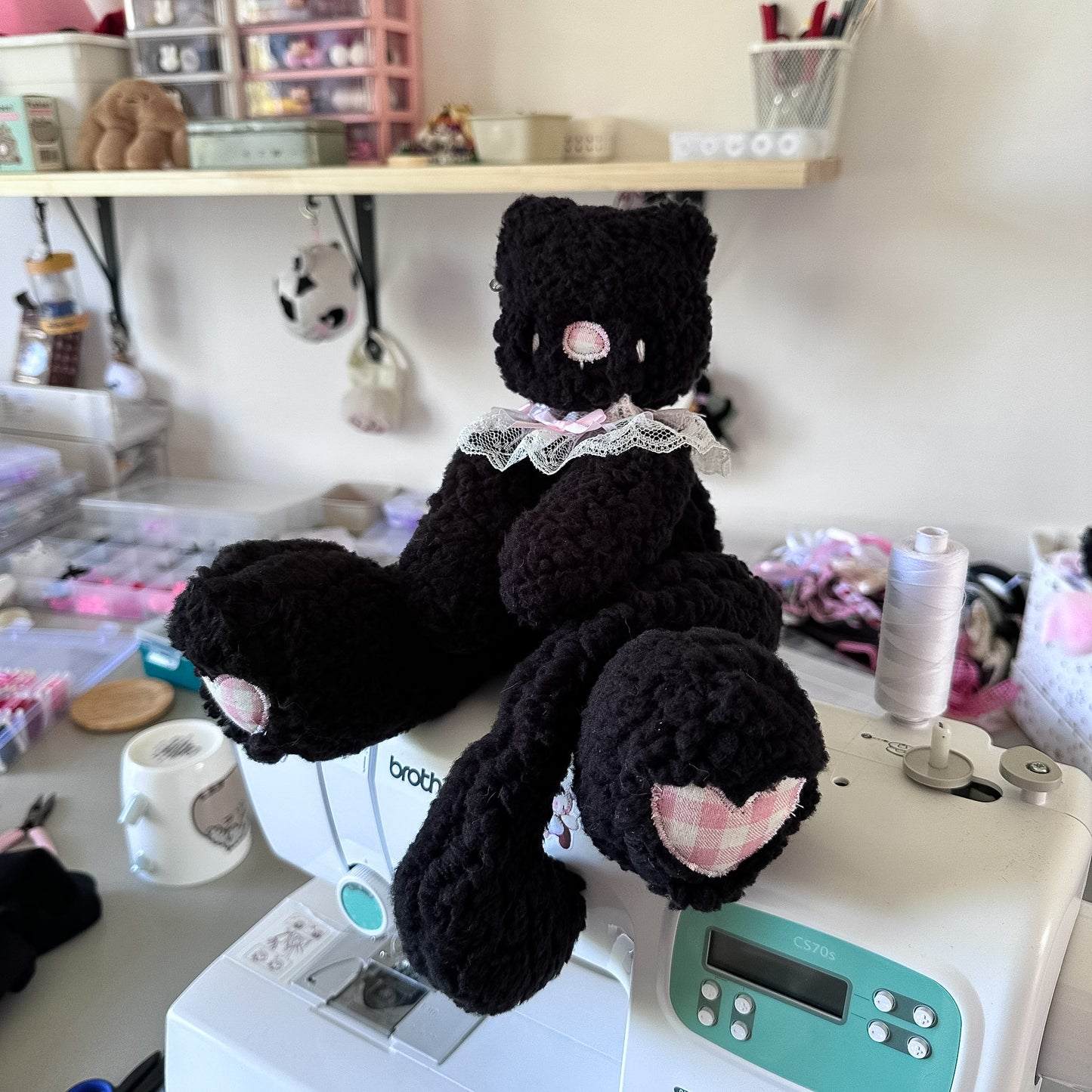Black Kitty Plushie
