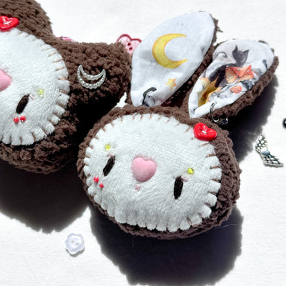 Moon Couple Plush Charms