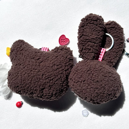 Moon Couple Plush Charms