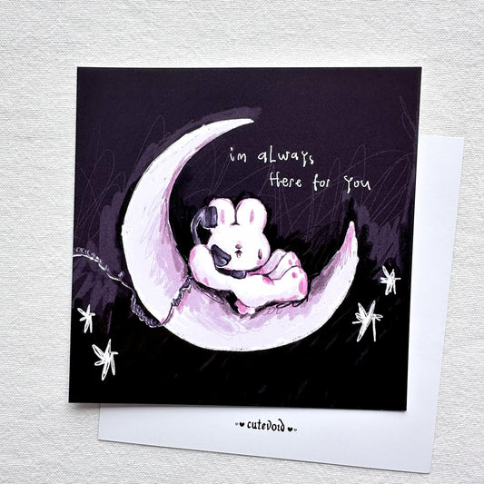 Moon Bunny Print