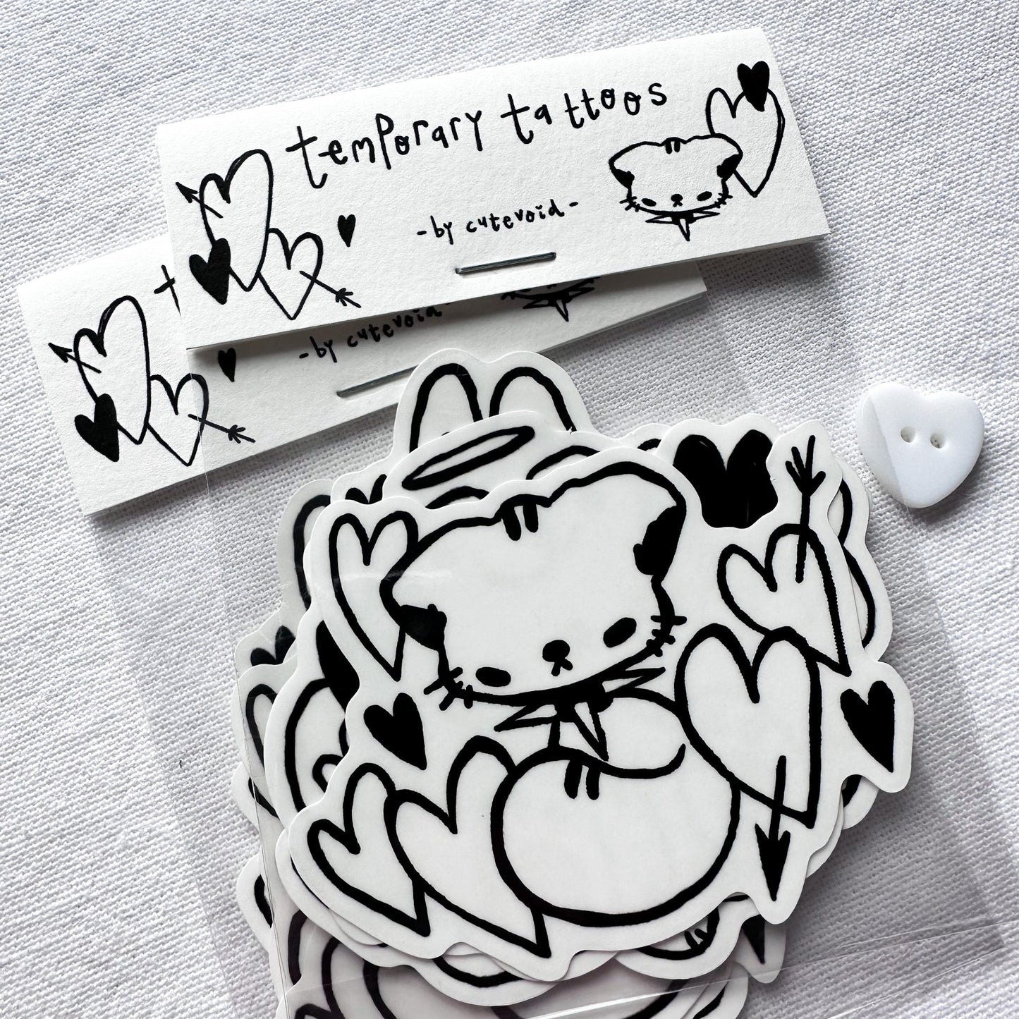 Cutevoid Temporary Tattoo Set