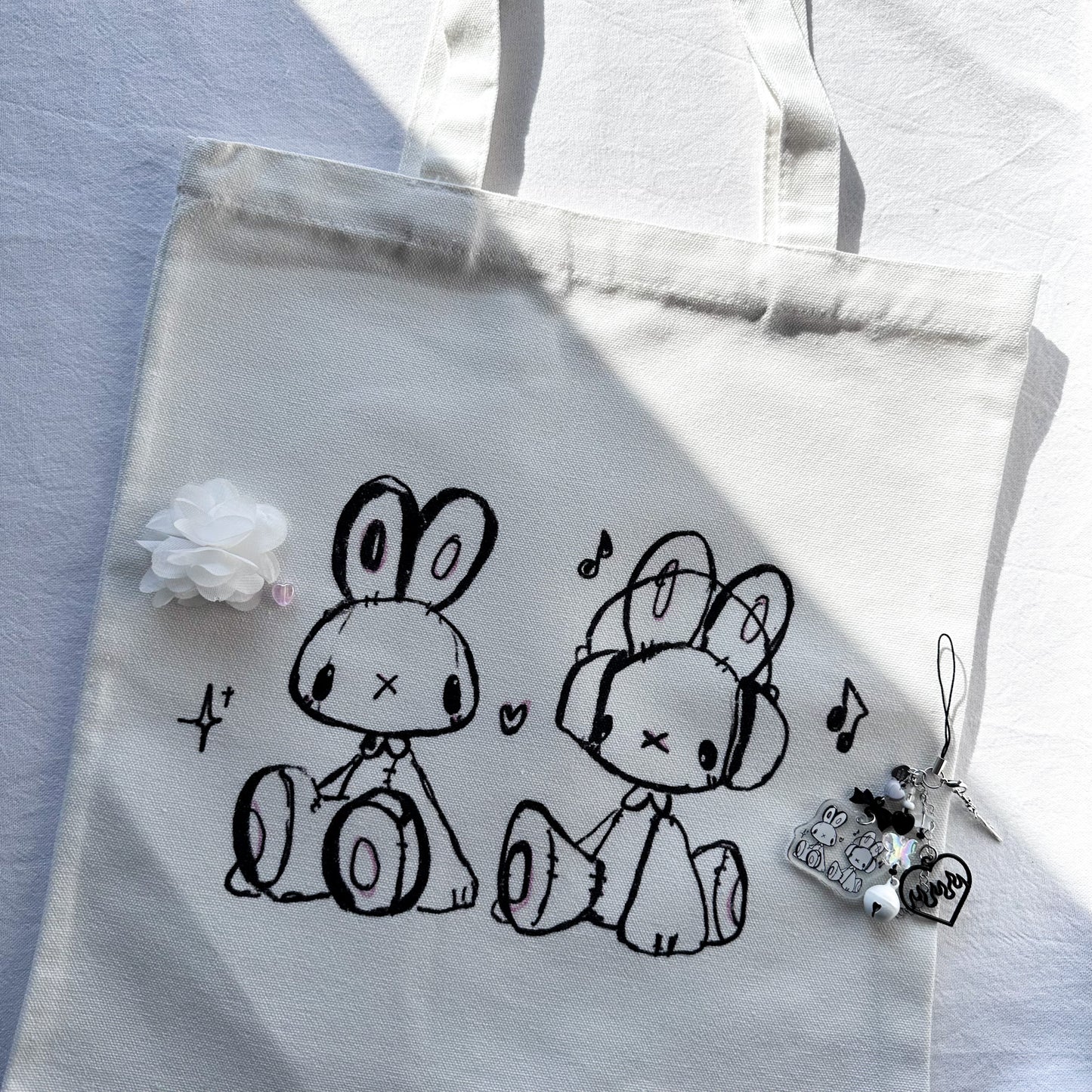 Bunny Canvas Tote Bag