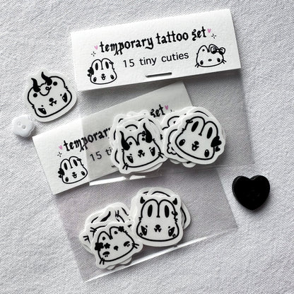 Tiny Cuties Temporary Tattoo Set of 15