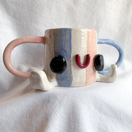 Silly Striped Decorative Mug