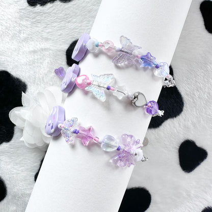 Purple Clay Bracelets