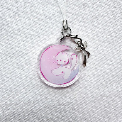 Moon Zora Acrylic Charm