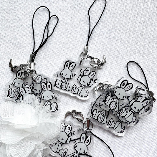 Bunnies Acrylic Charm