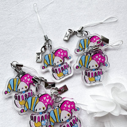 Silly Clown Acrylic Charm