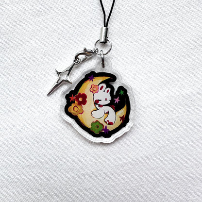 Moon Mako Acrylic Charm