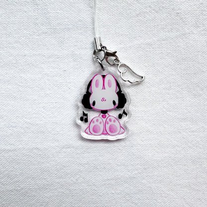 Music Bunny Acrylic Charm