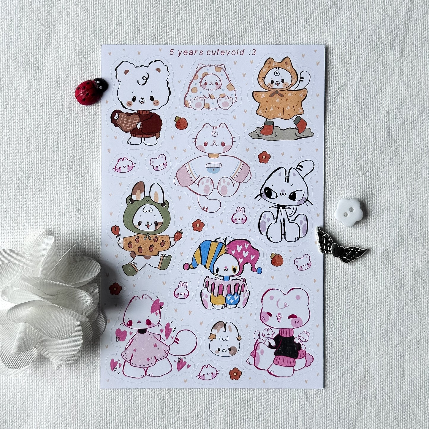 5 Years Stickersheet