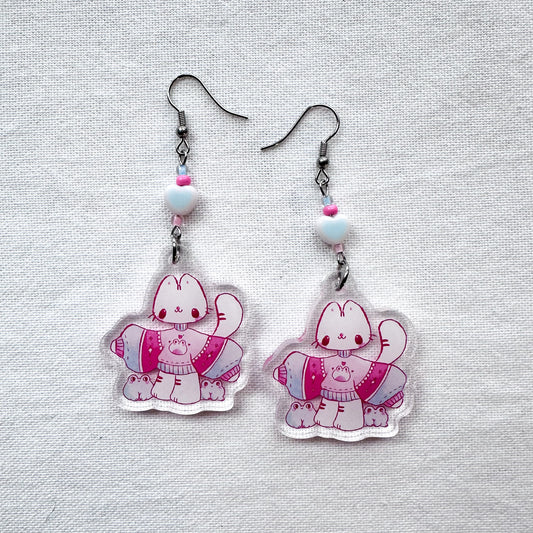Frog Zora Acrylic Earrings