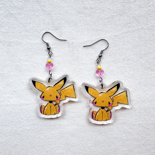 Sparkly Babie Acrylic Earrings