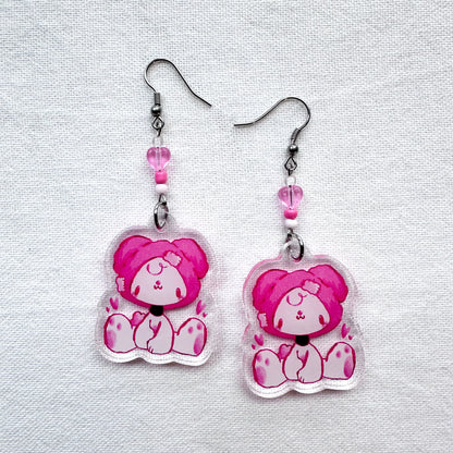 Cozy Milo Acrylic Earrings