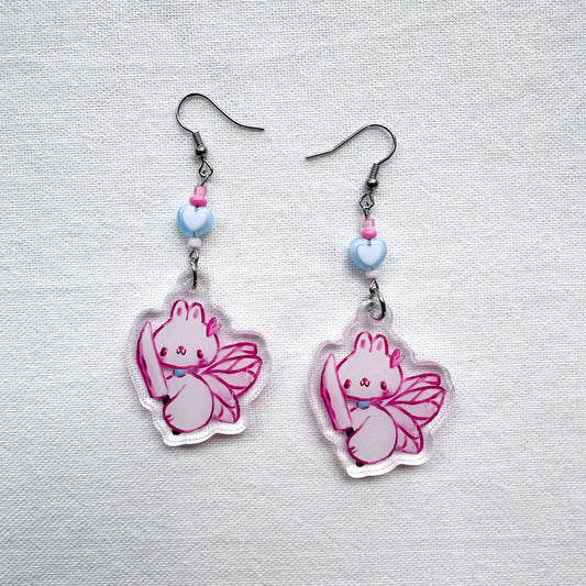 Evil Mako Acrylic Earrings
