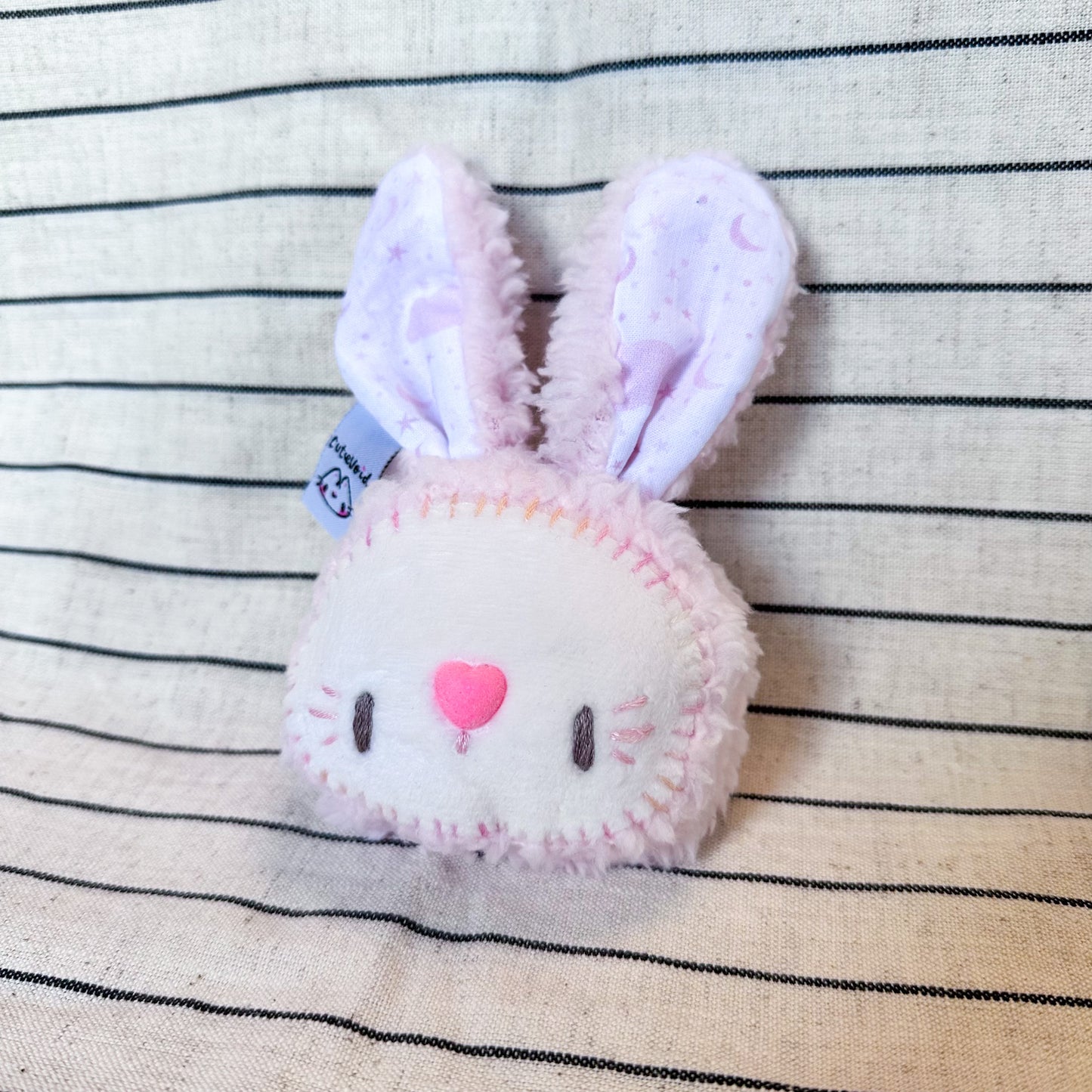 Pink Bunny Plush Charm