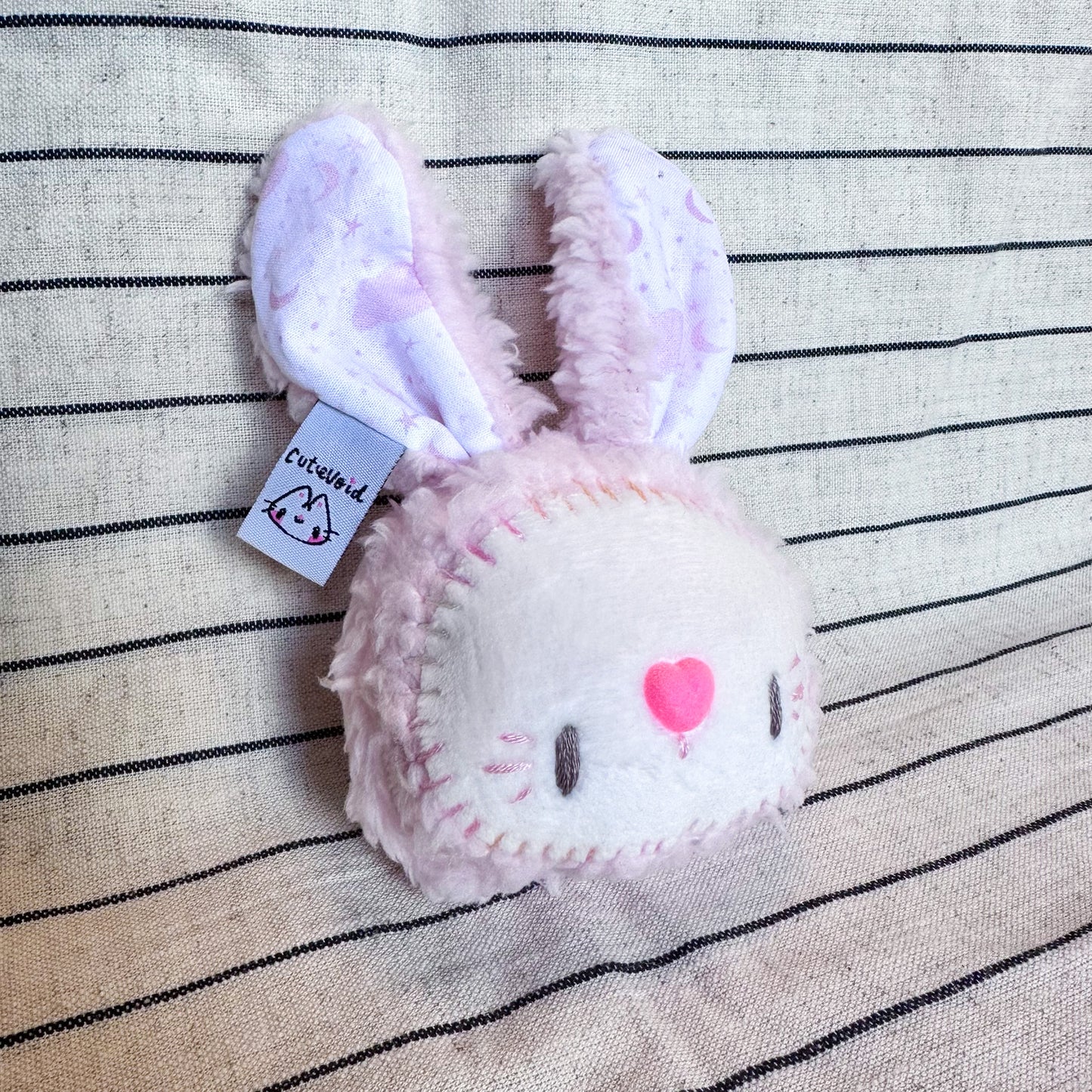 Pink Bunny Plush Charm