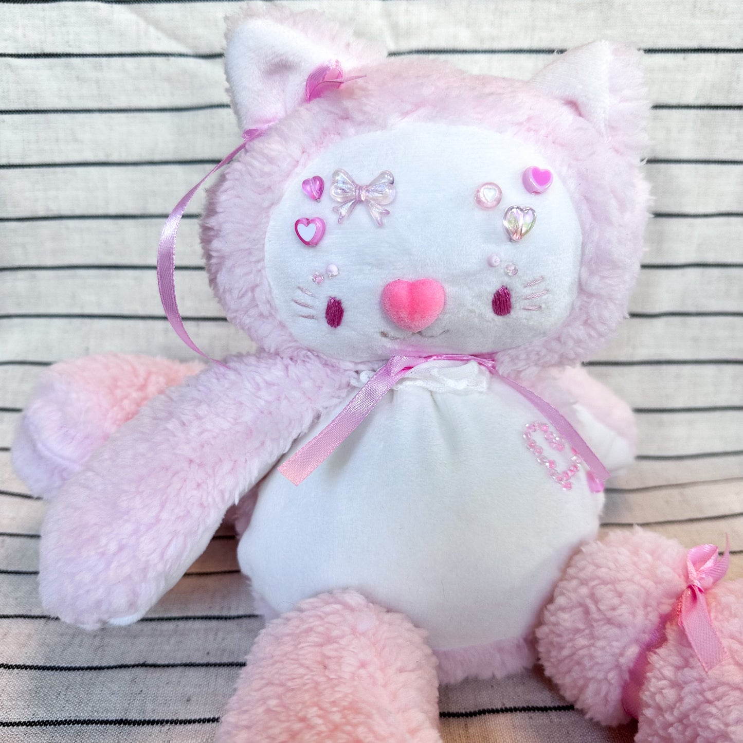 Pink Cat Plushie