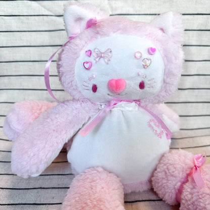 Pink Cat Plushie