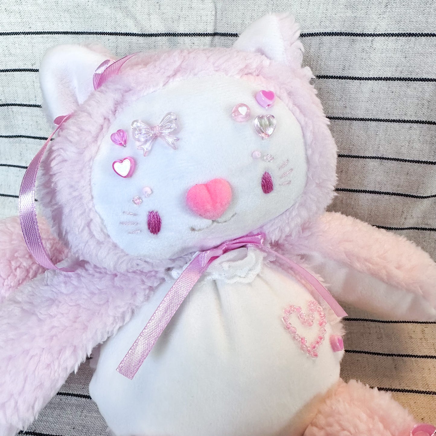 Pink Cat Plushie