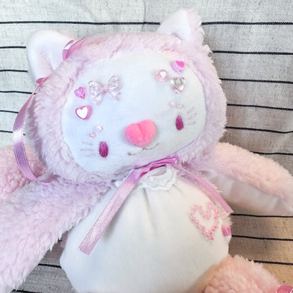 Pink Cat Plushie