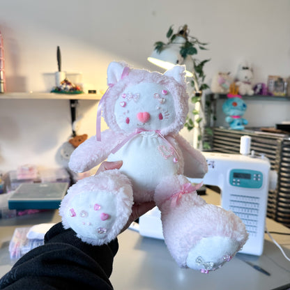 Pink Cat Plushie