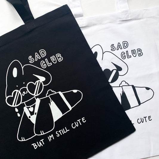 Sad Club Tote Bags