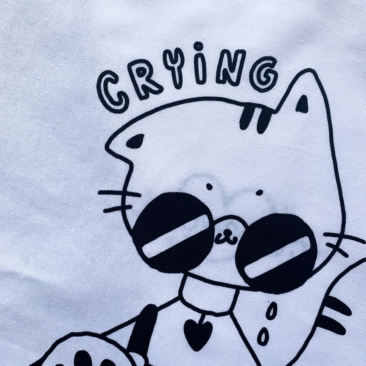 Crying Tote Bags