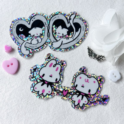Forever Together Glitter Stickers
