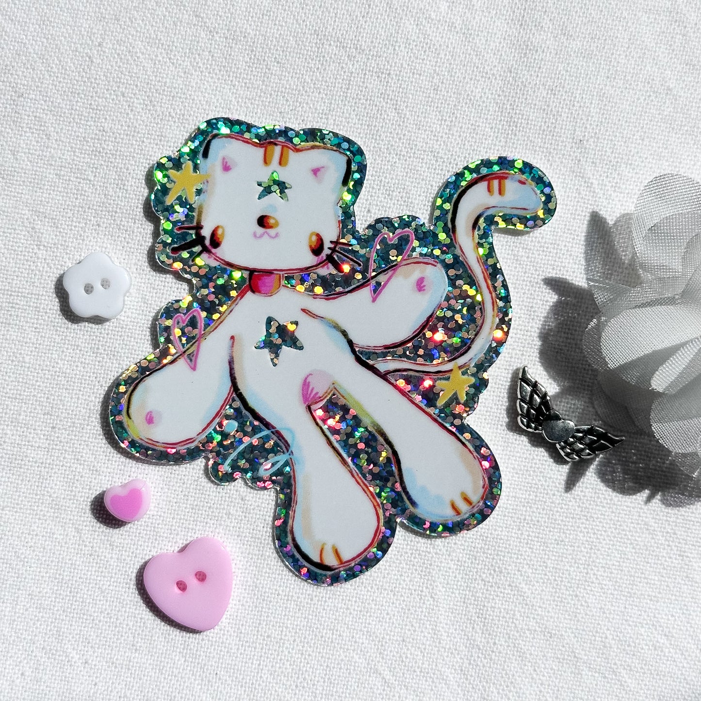 Star Zora Glitter Sticker