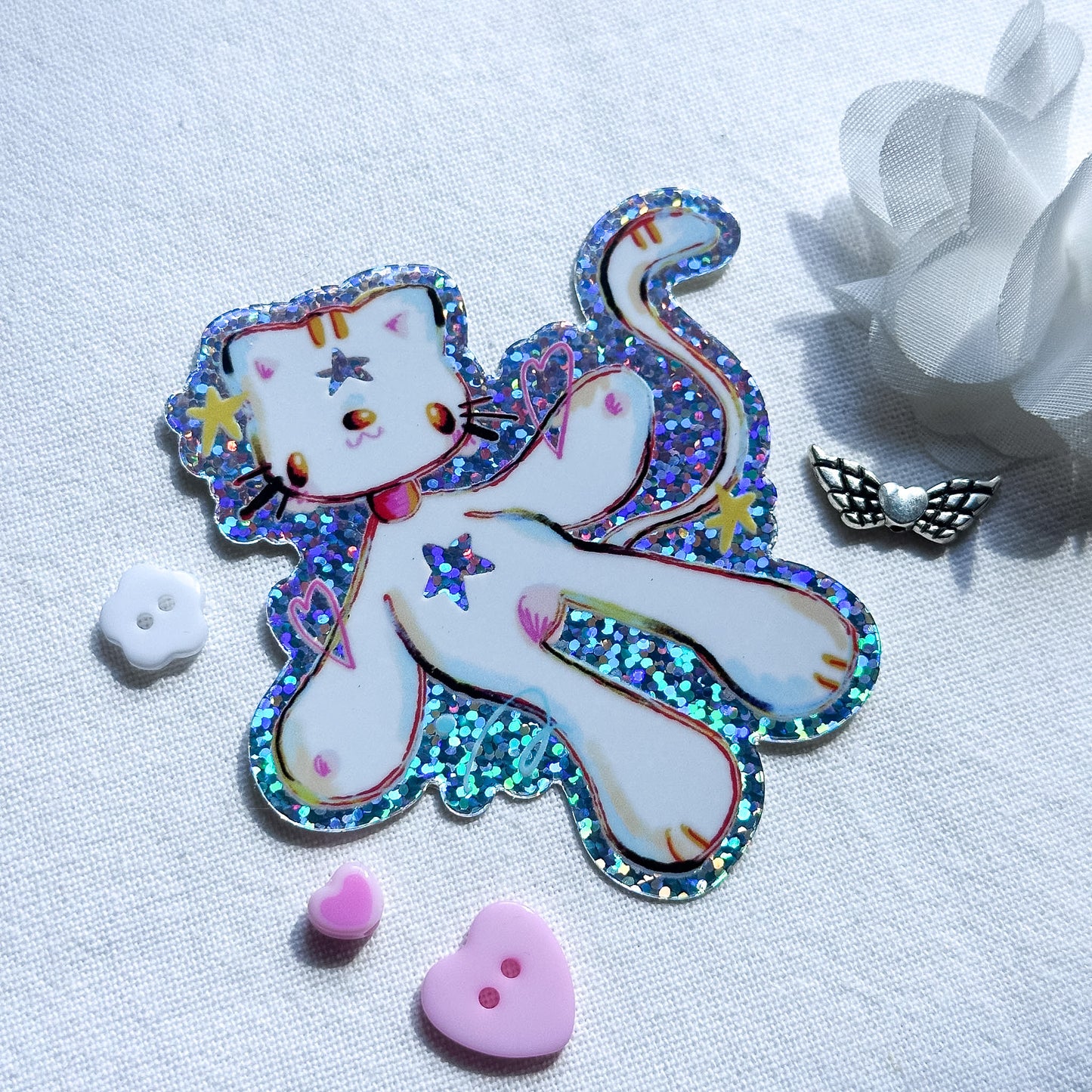 Star Zora Glitter Sticker