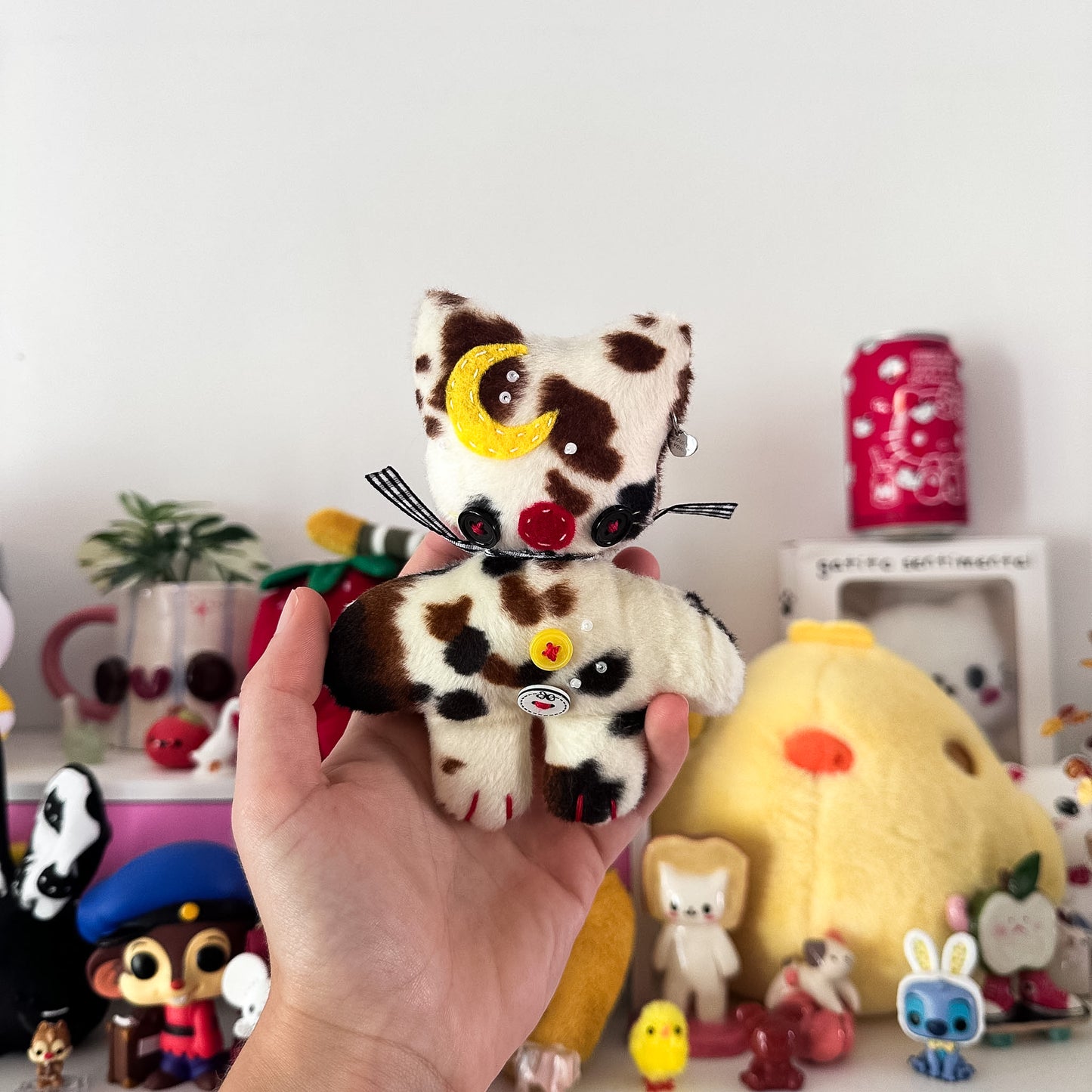 Moon Cat Plush Charm