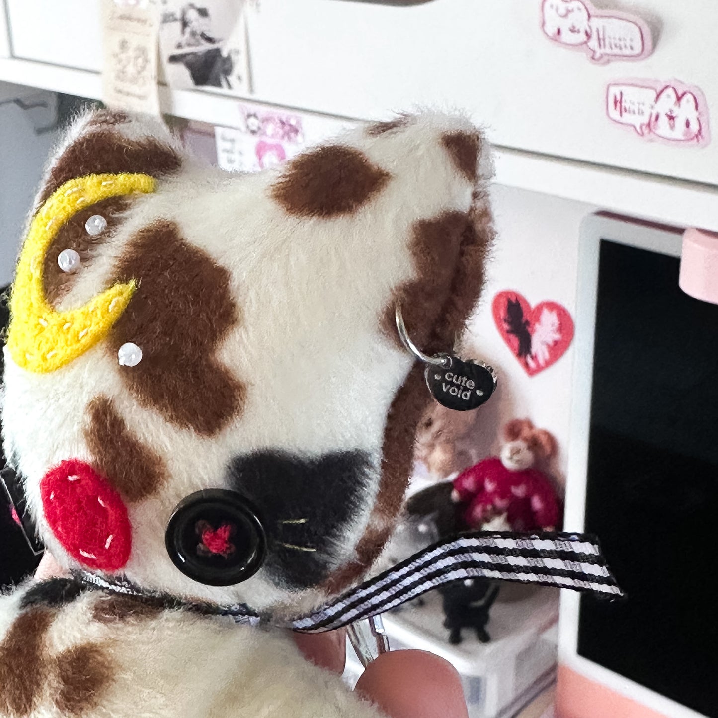 Moon Cat Plush Charm