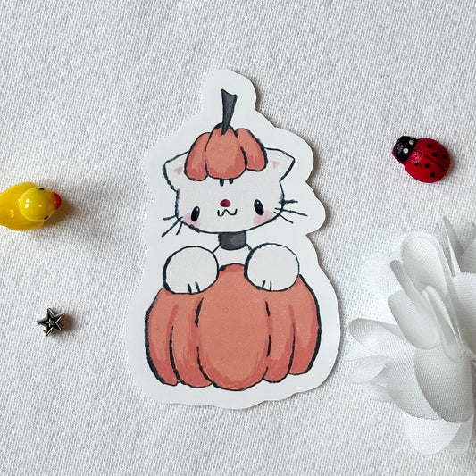 Pumpkin Zora Sticker