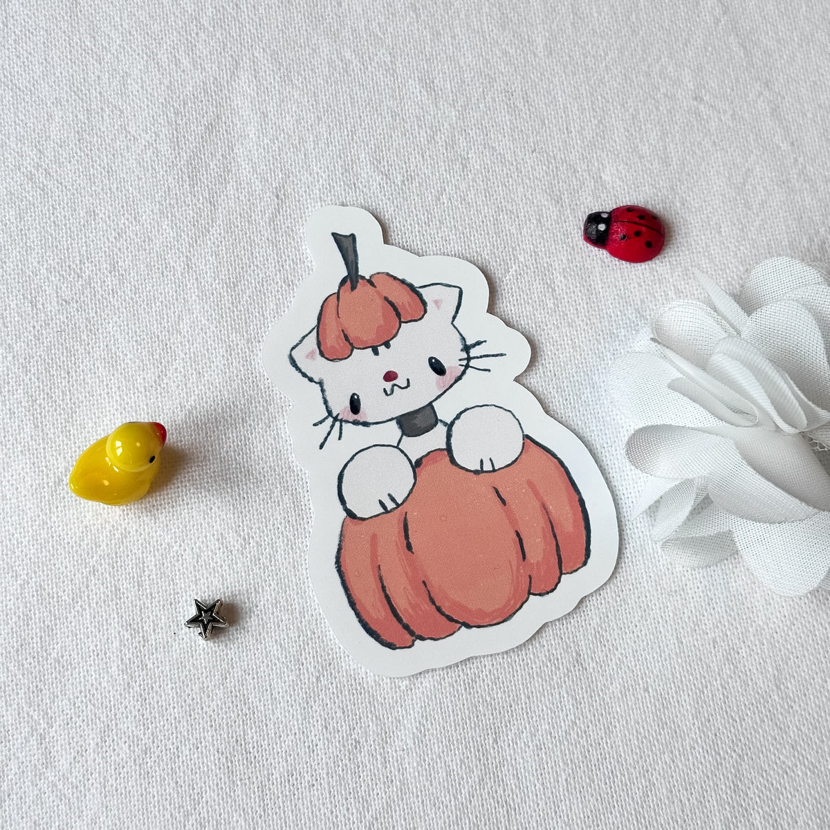 Pumpkin Zora Sticker