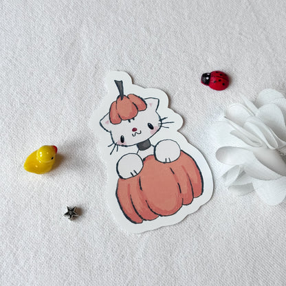Pumpkin Zora Sticker