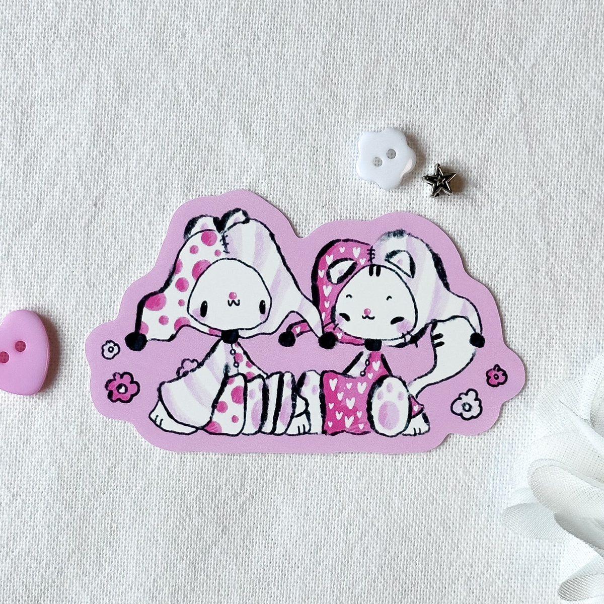 Love Jesters Sticker