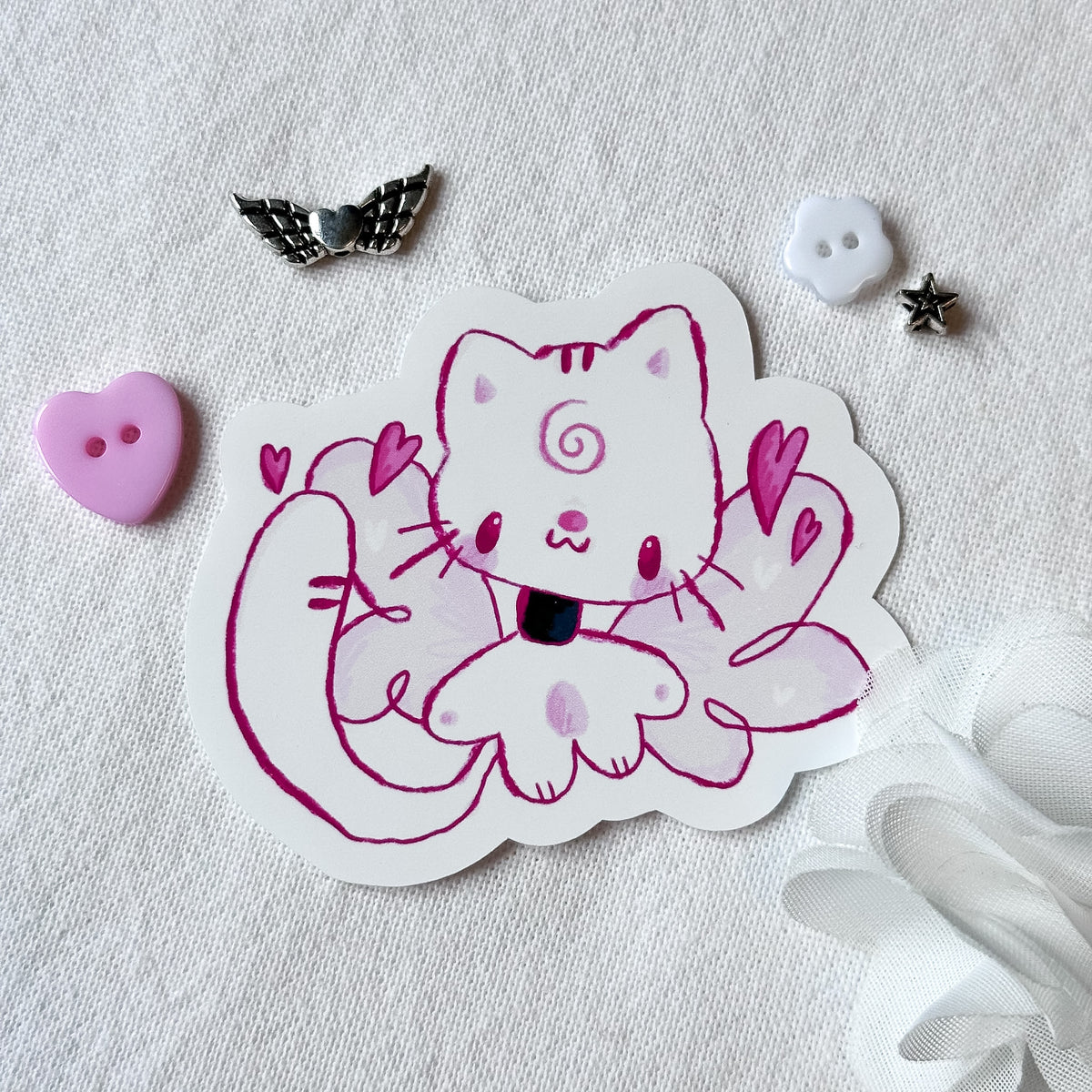 Love Angel Sticker