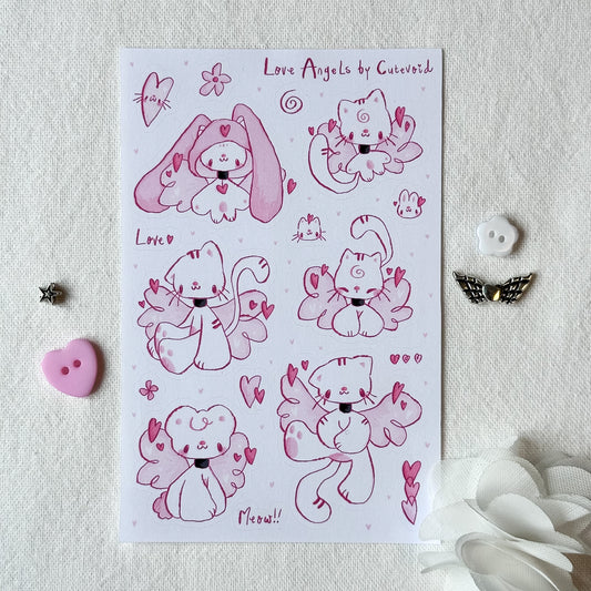 Love Angels Stickersheet