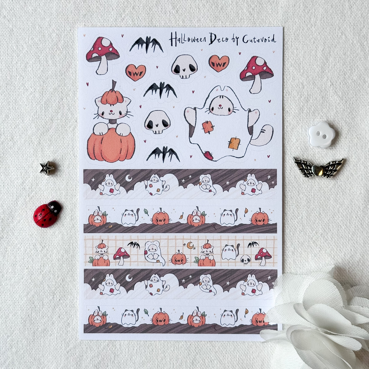 Halloween Deco Stickersheet
