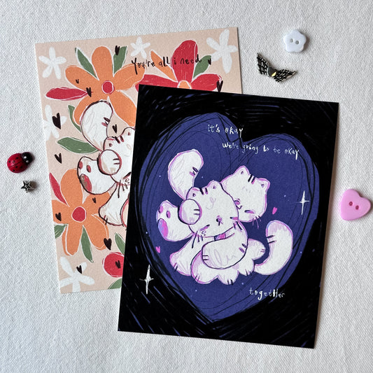 Big Hug Mini Cards Set