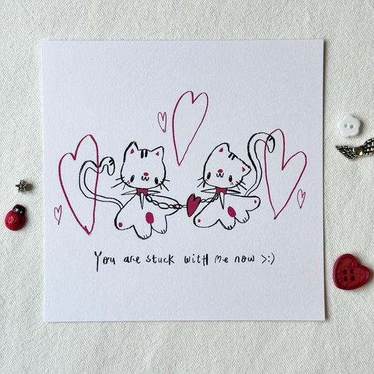 Stuck Together Print