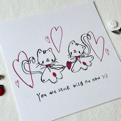 Stuck Together Print