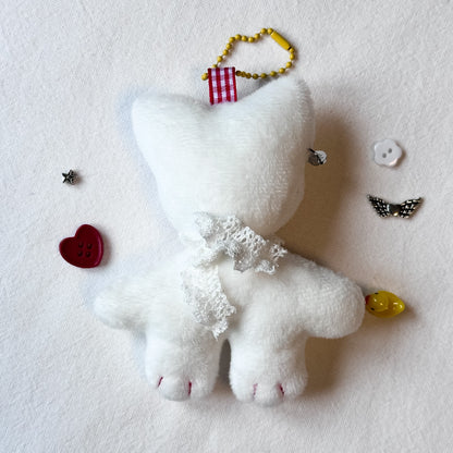 Silly Cat Plush Charm