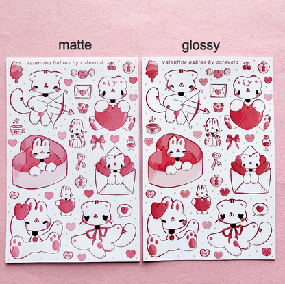 Valentines Stickersheets