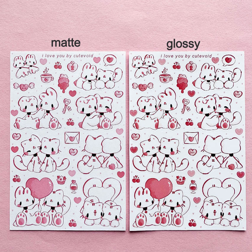 Valentines Stickersheets