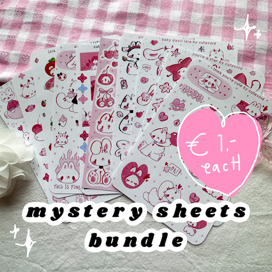 Mystery Sticker Sheets Bundle